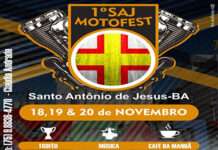 S.A.JESUS – 1o. SAJ Motofest, dias 18, 19 e 20/11; 10 grupos participantes