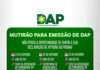 Prefeitura, através da Secretaria de Agricultura (SAAB), realizará mutirão de emissão de DAP