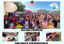 Práticas lúdicas, diversidade de cores, muita diversão e alegria no Dia das Crianças, em Muniz Ferreira