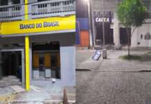 Grupo armado explode três agências bancárias e ataca delegacia em Muritiba