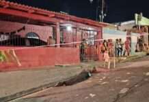Homem é morto a tiros enquanto enfeitava rua para a Copa do Mundo