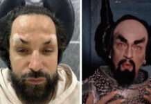 Cantor Latino faz rejuvenescimento facial e é comparado a “demônio” de O Auto da Compadecida