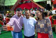 Prefeitura realizou, nesta sexta-feira (09), a abertura da temporada Natalina