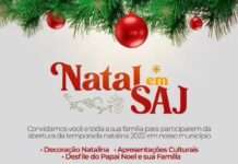 Prefeitura convida a todos para a abertura da temporada natalina, nessa sexta, 09, Pç Pe. Mateus, em S.A.JESUS