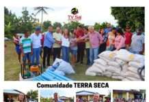 SAAB e CTR contemplam comunidade da Terra Seca e adjacências com sistema de irrigação, em S.A.JESUS