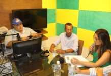 Prefeito Genival Deolino participou da inauguração da Rádio Jornal Brasil Web, nessa 2a. feira, em S. A. de Jesus