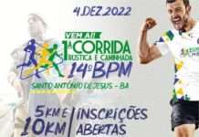 Abertas inscrições para 1a. Corrida Rústica do 14o. BPM em SAJesus
