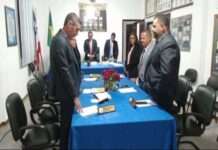 1ª Sessão Ordinária da Câmara Municipal de Muniz Ferreira-Ba, nessa terça-feira, 28
