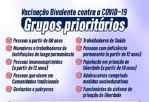 Prefeitura realizará, na segunda-feira (20), dia de vacinação com imunizante bivalente contra a COVID-19