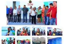 Prefeito Genival Deolino e Deputado Alan Sanches procederam entrega do Posto de Saúde do Cruzeiro de Riachão, totalmente revitalizado, nessa 3a., em S.AJESUS
