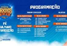 Eclética a programação da Feira de Caxixi 2023, em NAZARÉ