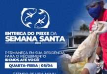 Prefeitura de Muniz Ferreira faz entrega, nessa 4a. feira, 05, 15 toneladas de peixes e arroz