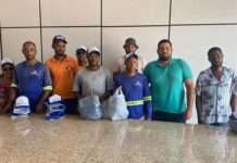 Profissionais da Limpeza Pública e o Secretariado fortalecem as relações institucionais, em Muniz Ferreira