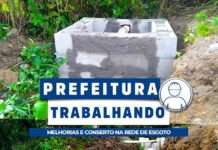 Prefeitura de Muniz Ferreira executa serviços de melhorias e consertos na rede de esgoto da comunidade Água Preta, no distrito do Onha