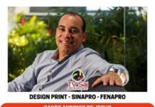 Sandro Carvalho (DESIGN PRINT), em nome da SINAPRO e FENAPRO, parabeniza S.A. DE JESUS