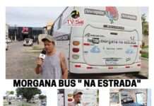 RAIMUNDO SOUZA, santantoniense, ex-mototaxista; construiu motorhome em que vive com a família