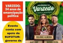 Solange Almeida, Kar Love e Daniel Vieira nas, nessa terça, nas comemorações aos 34 anos de Varzedo