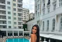 Key Alves esbanja beleza no Copacabana Palace