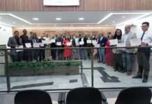 Câmara Municipal presta homenagem a líderes religiosos evangélicos pelos serviços realizados em Santo Antonio de Jesus