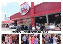 Preços convidativos e excelência no atendimento: receita de sucesso do Mercadão Supermercado, Vera Cruz, Ilha de Itaparica.1o. aniversário
