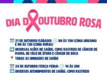 SAJ: Prefeitura, através da Secretaria de Saúde (SMS), realizará Dia D no Outubro Rosa