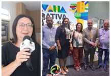 Presidente da Câmara de Salinas, Mara Pepe, reporta-se à participação do município na Caravana Federativa