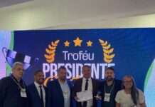 Presidente da Câmara Municipal de Santo Antonio de Jesus recebe Troféu Presidente Destaque da UVB