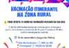 Prefeitura de Santo Antônio de Jesus realizará, com apoio da SESAB, Vacinação Itinerante na Zona Rural