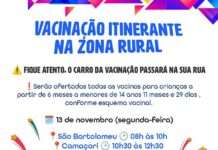 Prefeitura de Santo Antônio de Jesus realizará, com apoio da SESAB, Vacinação Itinerante na Zona Rural