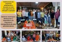 Confraternização da Prefeitura Municipal e imprensa contou com participação de empresários, em S.A.Jesus