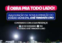 Prefeitura de Santo Antônio de Jesus realizará inauguração da nova iluminação do Estádio José Trindade Lobo