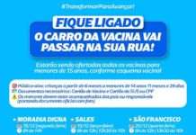 Prefeitura de Santo Antônio de Jesus realizará ação itinerante, disponibilizando vacinas para menores de 15 anos