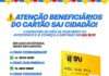 Prefeitura de Santo Antônio de Jesus informa aos beneficiários do Cartão SAJ Cidadão que pagamento do benefício será antecipado já com ajuste de 50% no valor
