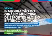 Prefeitura de Santo Antônio de Jesus realizará inauguração do novo Ginásio Municipal de Esportes Aloísio Bittencourt Muniz