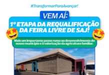 SAJ: Prefeitura realizará assinatura da ordem de serviço para a construção do Galpão de Confecções na Feira Livre
