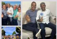 Fica visível a preferência de apoio do governador Jerônimo, à pré-candidatura de Nego da Comercial Coroa, rumo à sucessão municipal de Vera Cruz