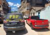PRF recupera carro roubado durante fiscalização em Ibatiba/ES — Polícia Rodoviária Federal saveiro.jpeg