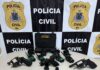 Polícia Civil apreende armas de fogo em ações contra estelionatários Logo