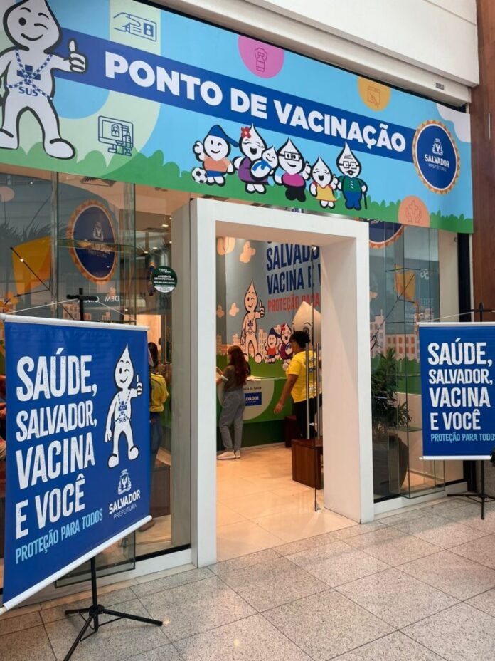 Ação Salvador Contra a Dengue nos shoppings aplica 950 doses da vacina contra a doença – Secretaria de Comunicação