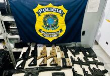 Com arsenal no carro, mulher é presa pela PRF em Bataguassu (MS) — Polícia Rodoviária Federal Noticia.jpg