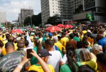 Manifestações de direita estão cada vez mais polarizadas, diz estudo Manifestações de direita estão cada vez mais polarizadas, diz estudo