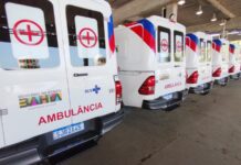 Novas ambulâncias e centenas de equipamentos reforçam estrutura dos municípios e a assistência primária em saúde na Bahia Logo