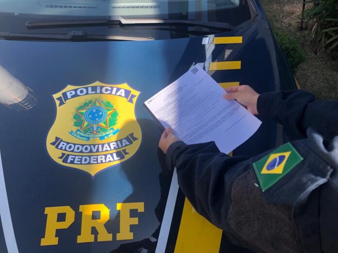 PRF cumpre mandado de prisão no município de Paraíso do Tocantins