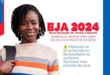 SAJ: Prefeitura informa a toda a população que está aberto o período de matrícula para a Nova Educação de Jovens e Adultos (EJA)