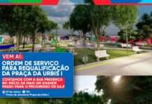 SAJ: Prefeitura realizará assinatura de ordem de serviço para requalificação da Praça da Urbis I