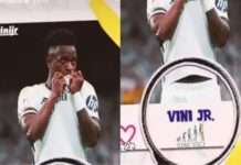 O racismo está institucionalizado. Post do Real Madri é deprimente ao colocar Vini Júnior no topo da evolução do macaco