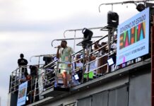 Em desfile sem cordas, Saiddy Bamba contagia foliões no segundo dia da Micareta de Feira Logo