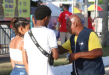 Estande de testagem na Micareta de Feira já realizou mais de 2 mil exames Logo
