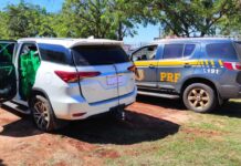 PRF apreende 1,1 tonelada de maconha em Ivinhema (MS) — Polícia Rodoviária Federal PRF apreende 1,1 tonelada de maconha em Ivinhema (MS)