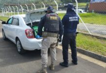 PRF apreende mercadorias irregulares vindas do Paraguai na BR 381 em Carmópolis de Minas (MG) — Polícia Rodoviária Federal Cobalt Carmópolis de Minas.jpeg